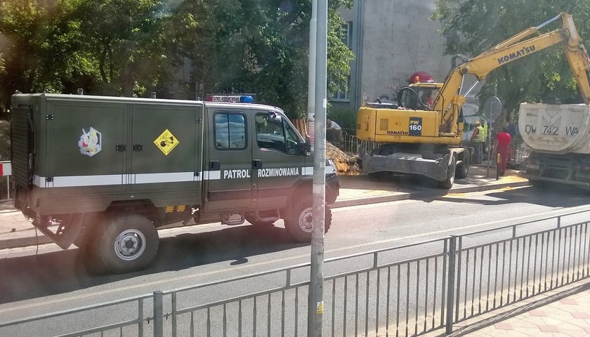 Niewybuch na ul. Grabiszyńskiej