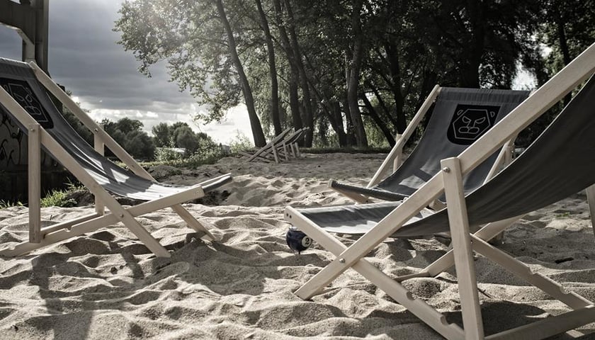 Nowa plaża przy kładce Zwierzynieckiej!