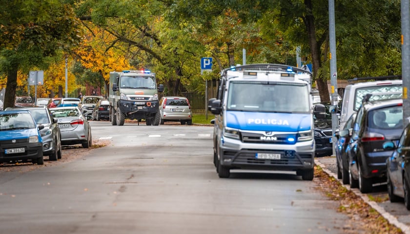 Saperzy na Januszowickiej - zakończyła się akcja podejmowania niewybuchu