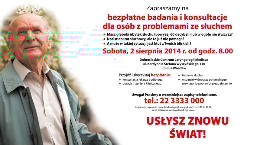 Biała sobota dla słuchu 2 sierpnia