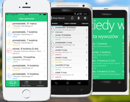 Sprawdź na smartfonie kiedy przyjedzie śmieciarka