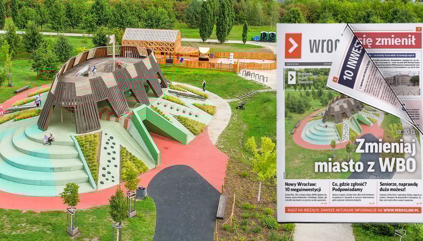 Plac zabaw Średniowieczny gród z lotu ptaka