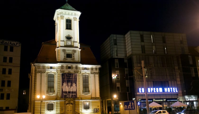 Wrocław nocą – Dzielnica Wzajemnego Szacunku