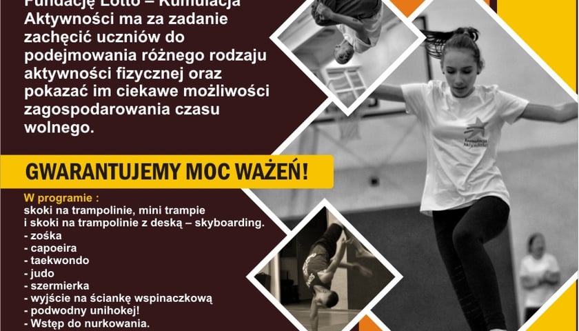 Zajęcia sportowe za darmo dla uczniów