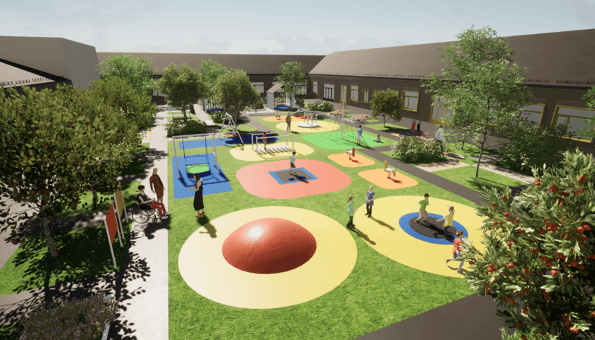 Zespół Szkół Specjalnych w Krzyżowicach - wizualizacja