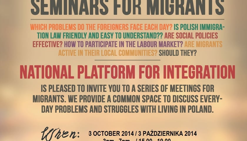 Spotkanie konsultacyjne dla cudzoziemców