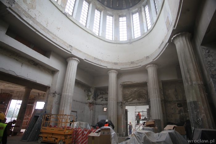 Pawilon Czterech Kopuł gotowy w 70. procentach [ZDJĘCIA, WIDEO]