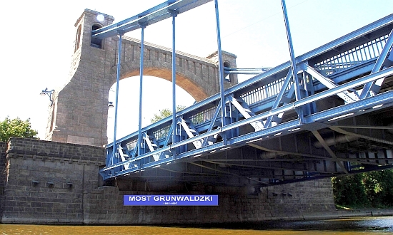 Oznakowanie mostów z poziomu wody