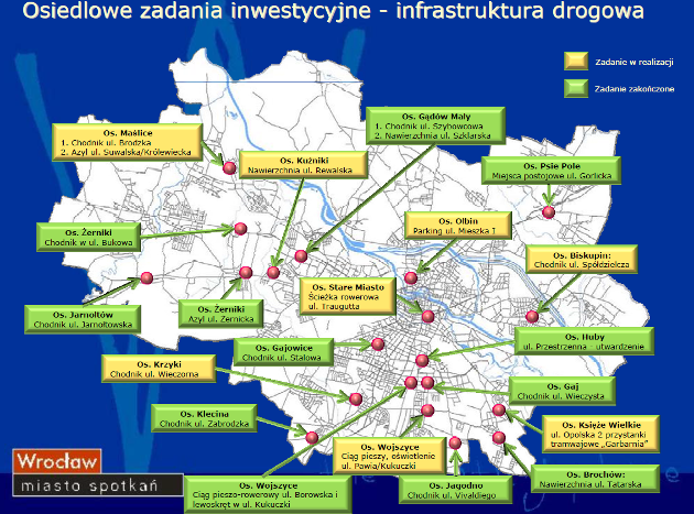Prezydent Wrocławia: 20 mln zł na chodniki, boiska, podwórka