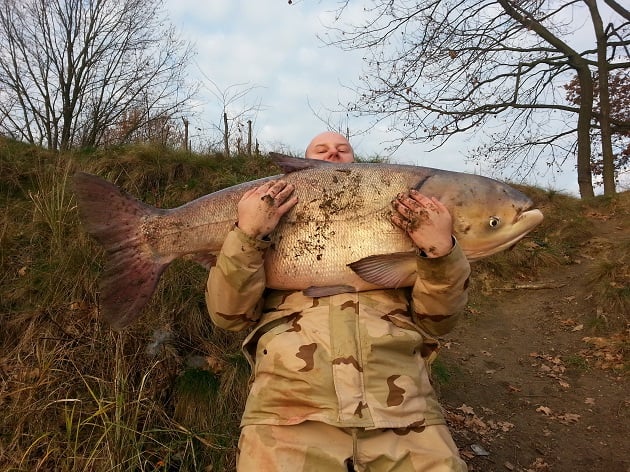 Taaaka tołpyga w Odrze