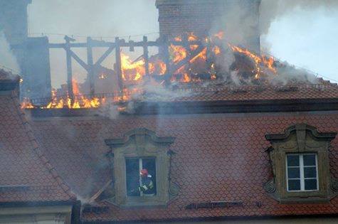 Pożar w Zamku Książ
