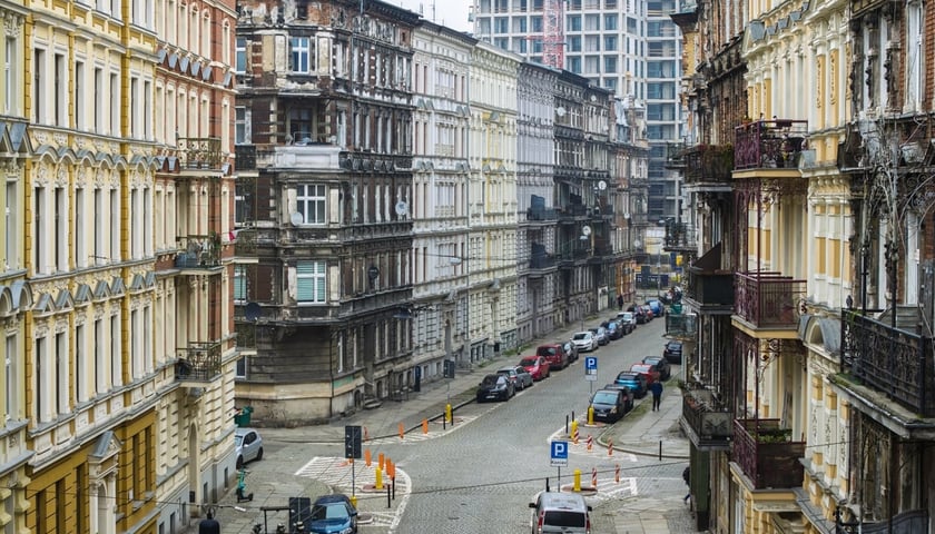 Kamienice przy ulicy Mierniczej we Wrocławiu, zdjęcie ilustracyjne