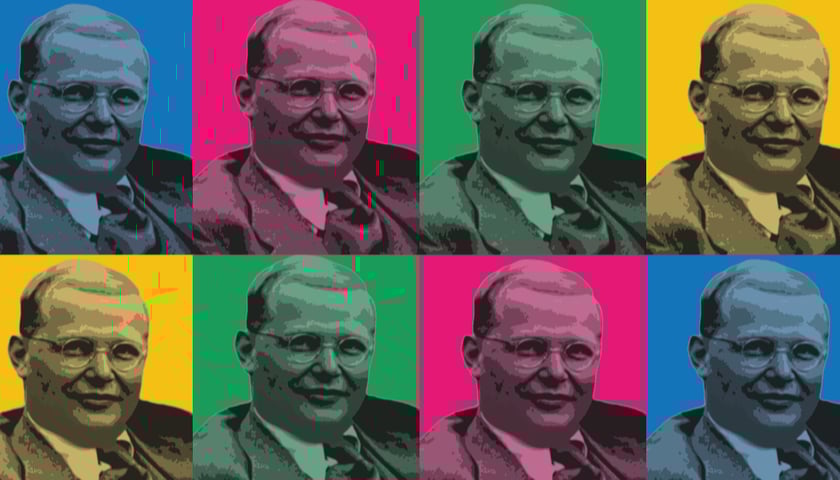 Graficzny portret Bonhoeffera