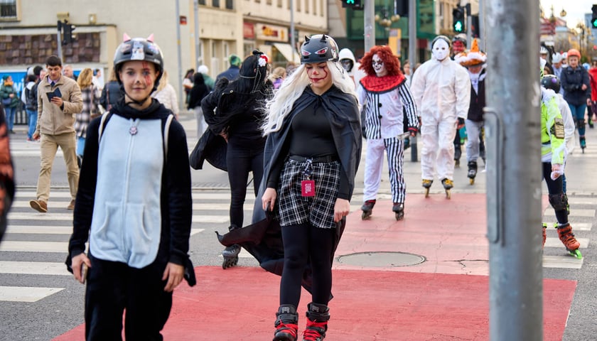 Halloween na rolkach. Wrocław, 25.10.2025