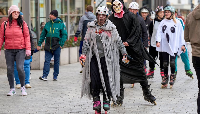 Halloween na rolkach. Wrocław, 25.10.2025