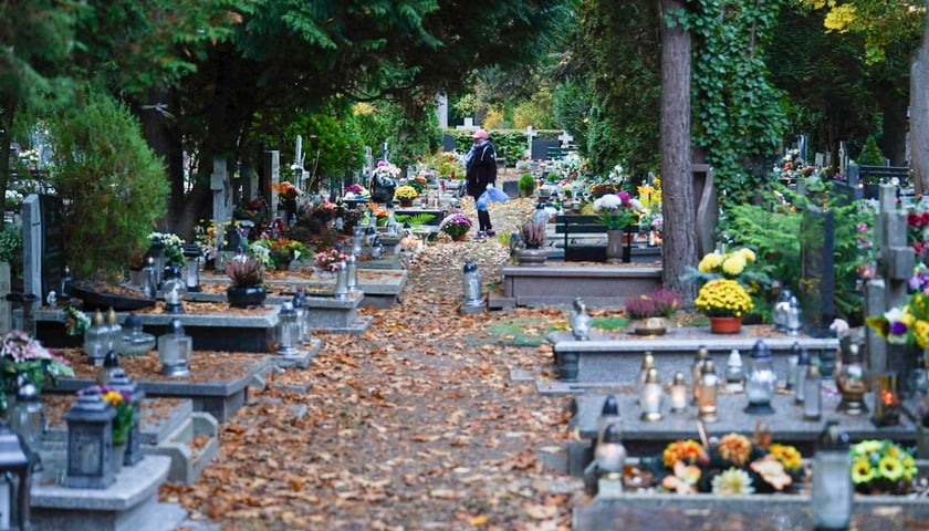 Przygotowania do Wszystkich Świętych na cmentarzu Grabiszyńskim - 26.10.2025