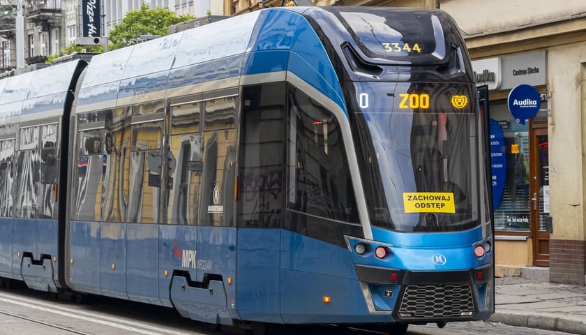 Tramwaj linii 0 we Wrocławiu