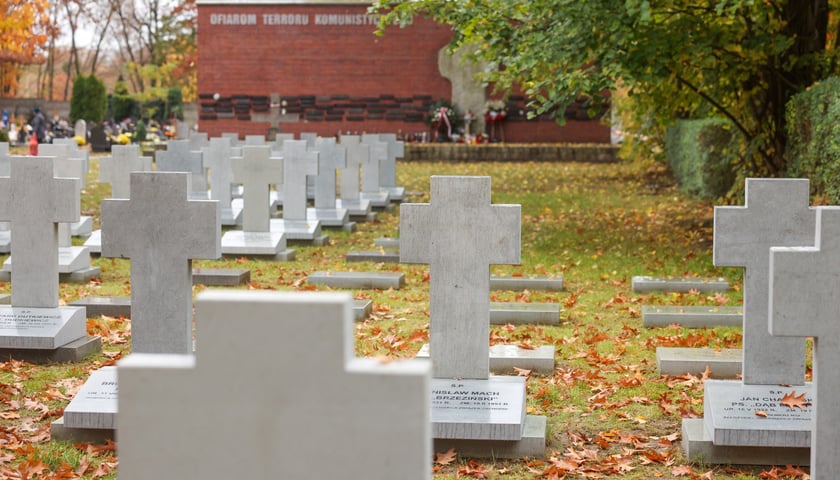 Nowe pomniki w miejscu dawnych krzyży pokutnych na cmentarzu Osobowickim