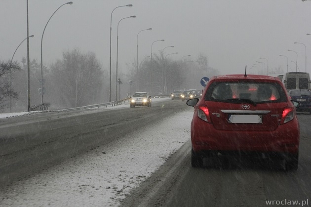 Sytuacja na drogach we Wrocławiu [ZDJĘCIA]