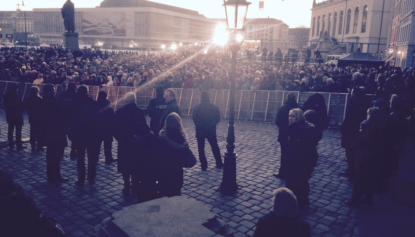 Obchody 70. rocznicy zniszczenia Drezna