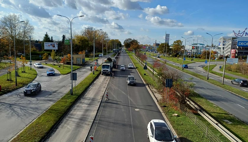 <p>Krzywoustego w remoncie</p>