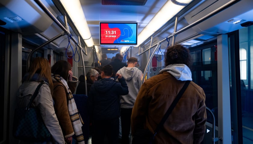 Prezentacja pierwszej zmodernizowanej Skody 19T na zajezdni Borek