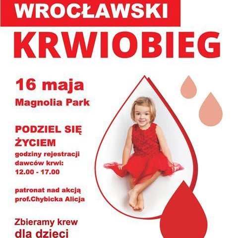 Wrocławski Krwiobieg – podziel się krwią z chorymi dziećmi