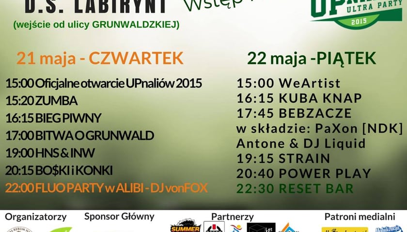 Rozpoczynają się Upnalia [PROGRAM]