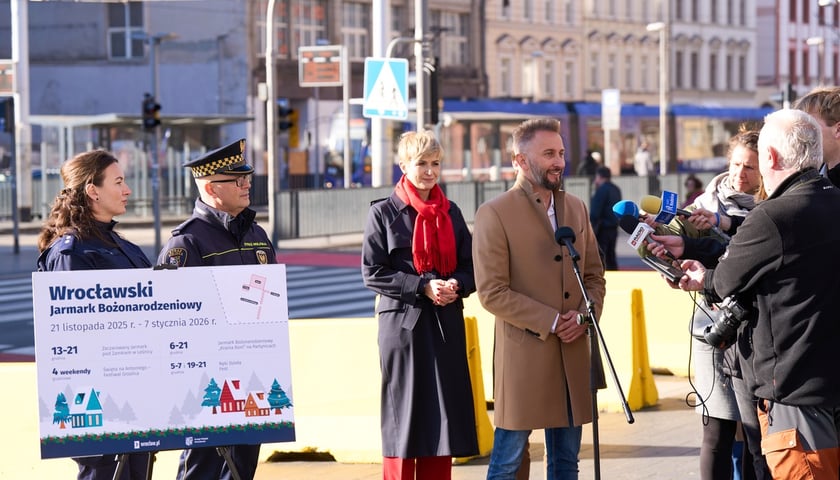 Konferencja prasowa dot. Jarmarku Bożonarodzeniowego we Wrocławiu