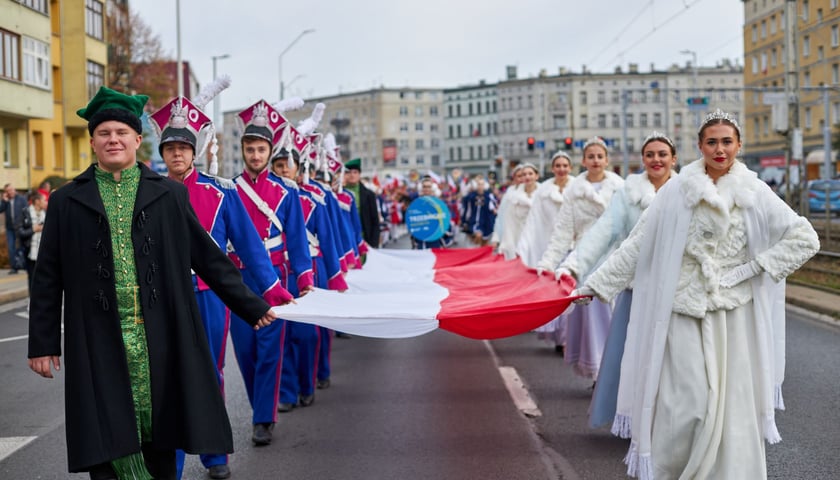 Radosna Parada Niepodległości we Wrocławiu