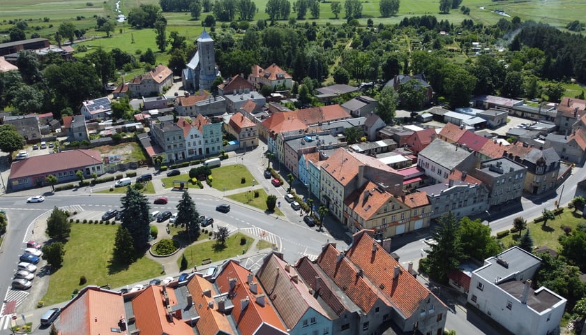 Panorama centrum Wąsosza