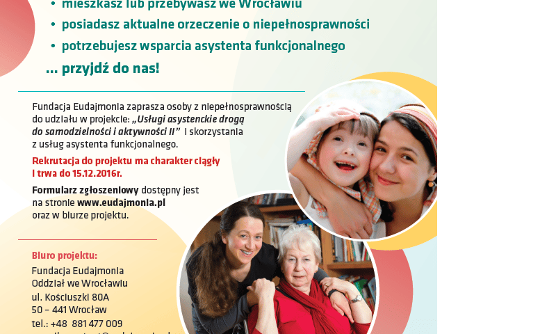 Są asystenci dla osób niepełnosprawnych – zgłoś się, jeśli potrzebujesz