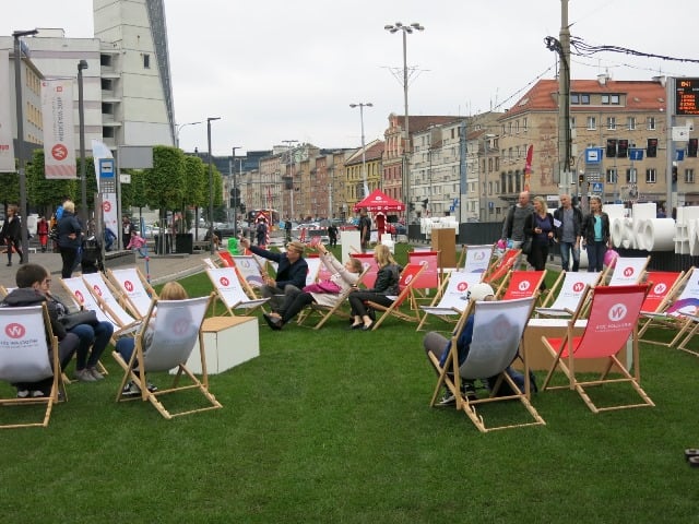 Sztuka #tuiteraz, czyli piknik na trawie na Kazimierza Wielkiego