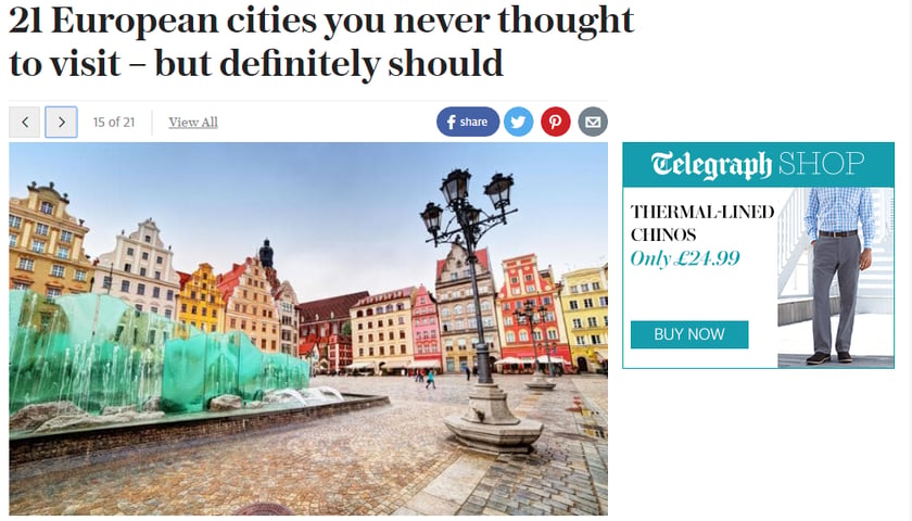 The Telegraph o Wrocławiu