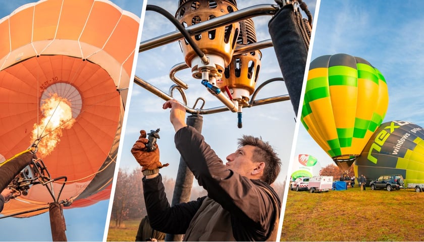 Fiesta balonowa w parku Mamuta na wrocławskim Oporowie, 11 listopada 2025 r.