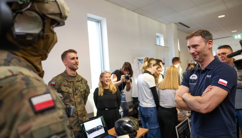 Spotkanie z polskim astronautą dr Sławoszem Uznańskim-Wiśniewskim na Uniwersytecie medycznym we Wrocławiu, 12 listopada 2025