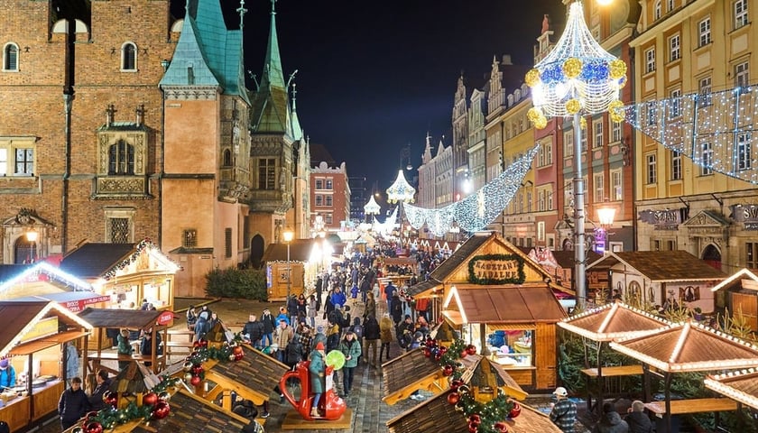 Підпис під фото: Різдвяний ярмарок у Вроцлаві 2024