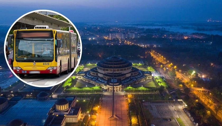 Specjalny autobus S4 i więcej kursów nocnych linii po zakończeniu weekendowych koncertów w Hali Stulecia