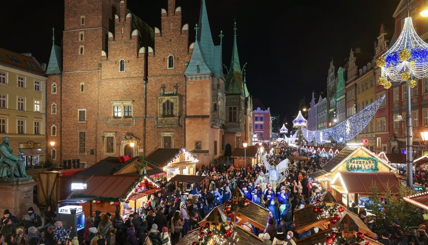 Wieczór otwierający jarmark świąteczny na Rynku we Wrocławiu, 21 listopada 2025