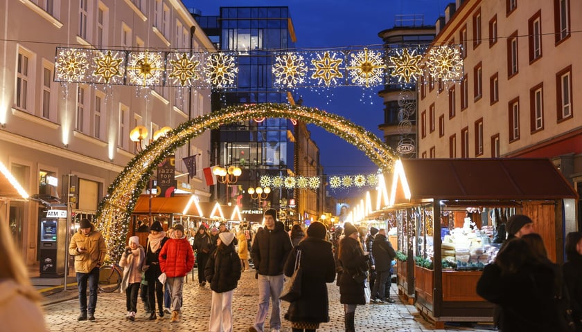 Wieczór otwierający jarmark świąteczny na Rynku we Wrocławiu, 21 listopada 2025