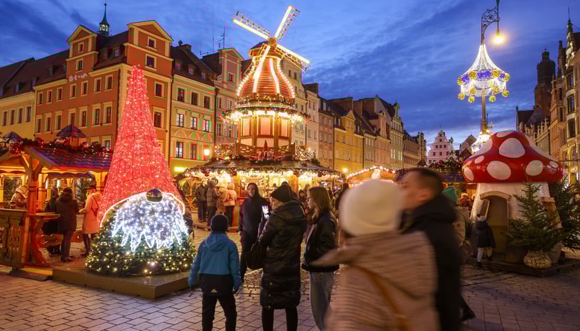 Wieczór otwierający jarmark świąteczny na Rynku we Wrocławiu, 21 listopada 2025
