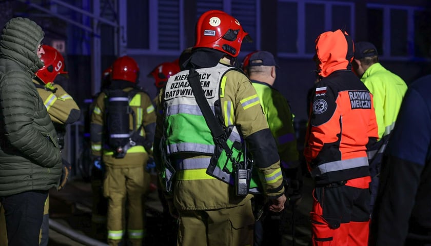 Pożar przy ul. Kruszwickiej - akcja służb