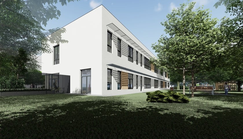 Wizualizacja przedszkola przy ul. Rogowskiej