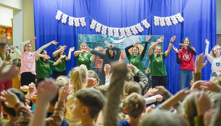 Zajęcia ruchowe w Przedszkolu nr 149 we Wrocławiu