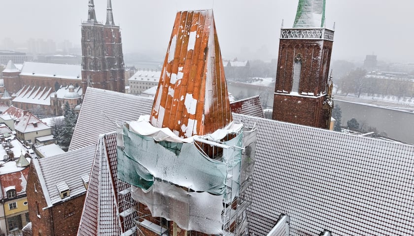 Widok na Ostrów Tumski we Wrocławiu
