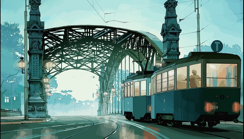 Most Zwierzyniecki we Wrocławiu, grafika