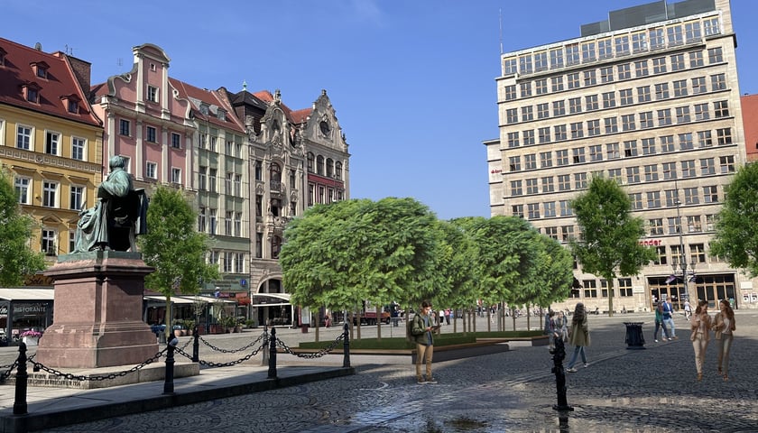 Wrocławski Rynek zyska nowe, zielone oblicze - wizualizacje