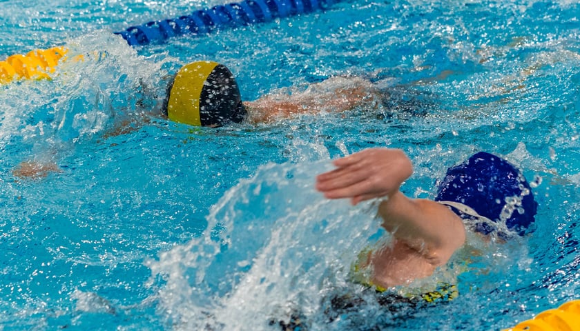 Finał charytatywnej sztafety na basenie SP 84, 28 listopada 2025