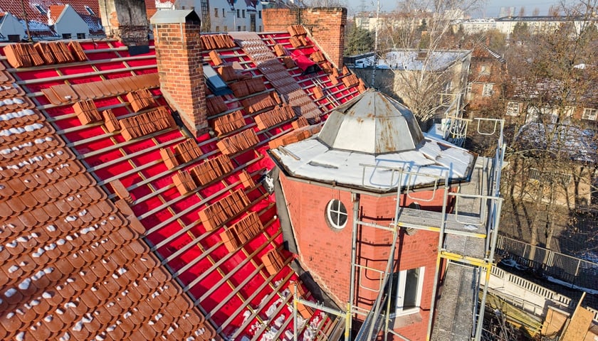Jednostka straży pożarnej przy ul. Gdańskiej we Wrocławiu