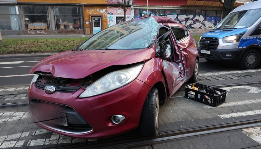 Wypadek na ul. Piłsudskiego - 3 grudnia 2025